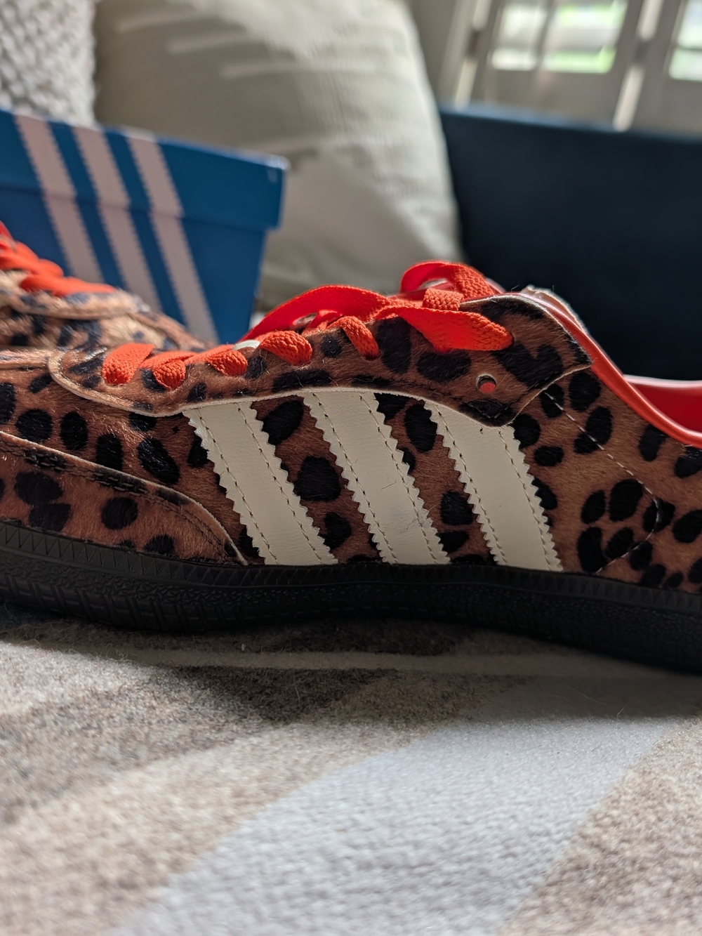 adidas Leopard Print "Cheetah Pack" with Orange Accents - Picture 4 of 8